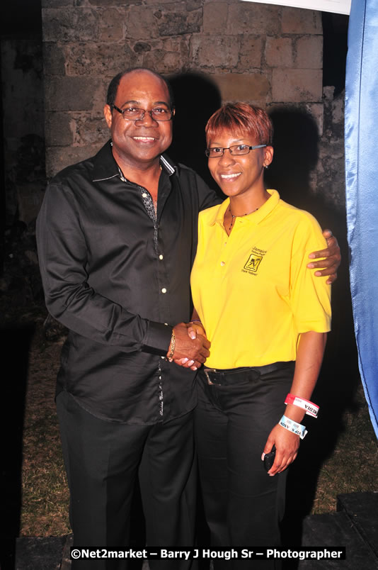 Minister of Tourism, Edmund Bartlett @ Jamaica Jazz and Blues Festival 2009 - Presented by Air Jamaica - Saturday, January 24, 2009 - Venue at the Aqueduct on Rose Hall Resort &amp; Country Club, Montego Bay, Jamaica - Thursday, January 22 - Saturday, January 24, 2009 - Photographs by Net2Market.com - Barry J. Hough Sr, Photographer/Photojournalist - Negril Travel Guide, Negril Jamaica WI - http://www.negriltravelguide.com - info@negriltravelguide.com...!