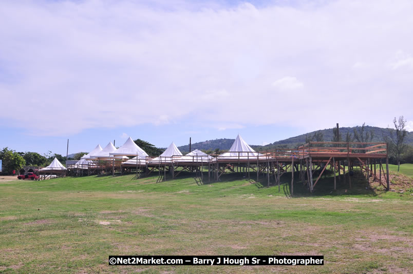 Preparations at the Venue - Jamaica Jazz and Blues Festival 2009, Thursday, January 15, 2009 - Venue at the Aqueduct on Rose Hall Resort &amp; Country Club, Montego Bay, Jamaica - Thursday, January 22 - Saturday, January 24, 2009 - Photographs by Net2Market.com - Barry J. Hough Sr, Photographer/Photojournalist - Negril Travel Guide, Negril Jamaica WI - http://www.negriltravelguide.com - info@negriltravelguide.com...!