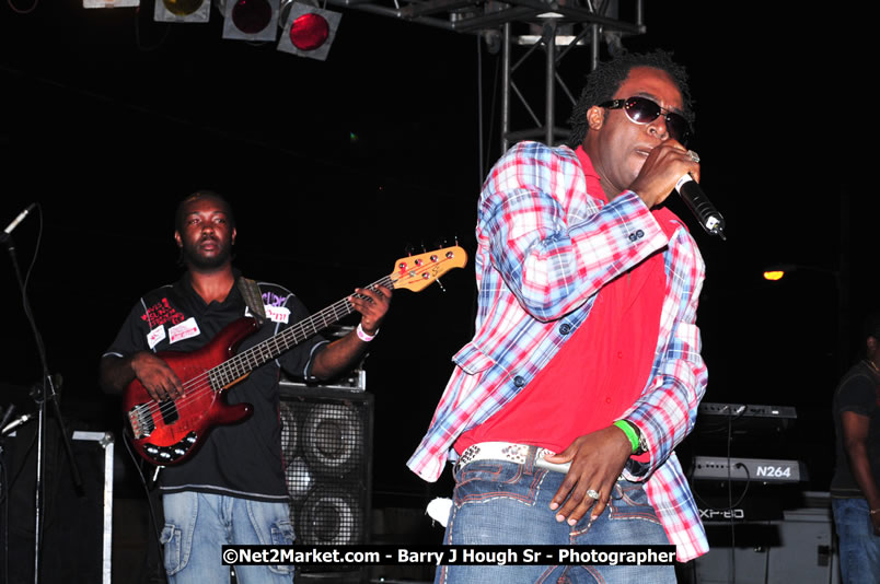 Lucea Cross the Harbour @ Lucea Car Park - All Day Event - Cross the Harbour Swim, Boat Rides, and Entertainment for the Family - Concert Featuring: Bushman, George Nooksl, Little Hero, Bushi One String, Dog Rice and many local Artists - Friday, August 1, 2008 - Lucea, Hanover Jamaica - Photographs by Net2Market.com - Barry J. Hough Sr. Photojournalist/Photograper - Photographs taken with a Nikon D300 - Negril Travel Guide, Negril Jamaica WI - http://www.negriltravelguide.com - info@negriltravelguide.com...!