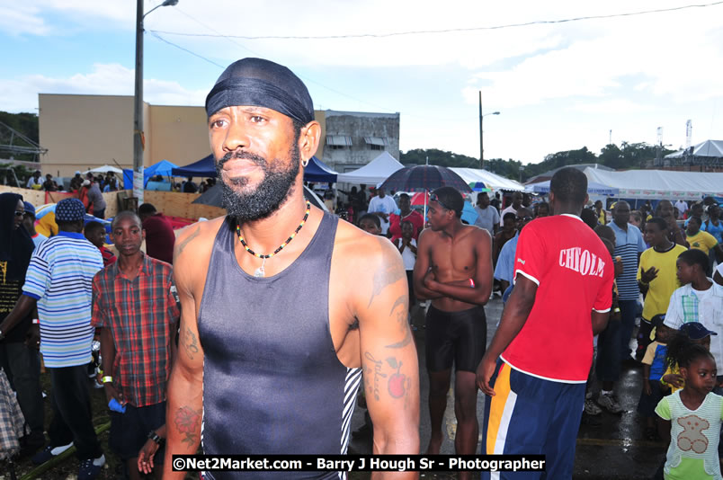 Lucea Cross the Harbour @ Lucea Car Park - All Day Event - Cross the Harbour Swim, Boat Rides, and Entertainment for the Family - Concert Featuring: Bushman, George Nooksl, Little Hero, Bushi One String, Dog Rice and many local Artists - Friday, August 1, 2008 - Lucea, Hanover Jamaica - Photographs by Net2Market.com - Barry J. Hough Sr. Photojournalist/Photograper - Photographs taken with a Nikon D300 - Negril Travel Guide, Negril Jamaica WI - http://www.negriltravelguide.com - info@negriltravelguide.com...!