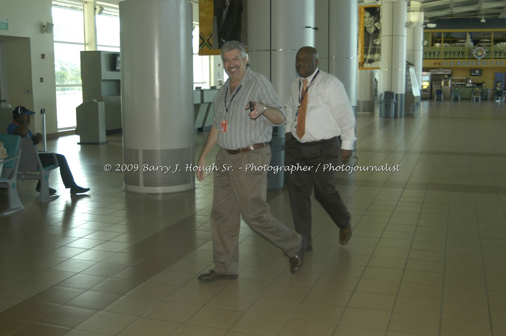  British Airways Inaugurates New Scheduled Service from London Gatwick Airport to Sangster International Airport, Montego Bay, Jamaica, Thursday, October 29, 2009 - Photographs by Barry J. Hough Sr. Photojournalist/Photograper - Photographs taken with a Nikon D70, D100, or D300 - Negril Travel Guide, Negril Jamaica WI - http://www.negriltravelguide.com - info@negriltravelguide.com...!