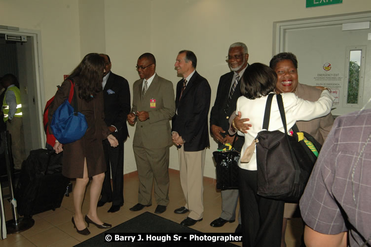 JetBue Airways' Inaugural Air Service between Sangster International Airport, Montego Bay and John F. Kennedy Airport, New York at MBJ Airports Sangster International Airport, Montego Bay, St. James, Jamaica - Thursday, May 21, 2009 - Photographs by Net2Market.com - Barry J. Hough Sr, Photographer/Photojournalist - Negril Travel Guide, Negril Jamaica WI - http://www.negriltravelguide.com - info@negriltravelguide.com...!