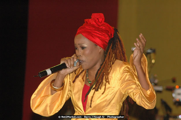 Queen Ifrica at Tru-Juice Rebel Salute 2008 - The 15th staging of Tru-Juice Rebel Salute, Saturday, January 12, 2008, Port Kaiser Sports Club, St. Elizabeth, Jamaica W.I. - Photographs by Net2Market.com - Barry J. Hough Sr, Photographer - Negril Travel Guide, Negril Jamaica WI - http://www.negriltravelguide.com - info@negriltravelguide.com...!