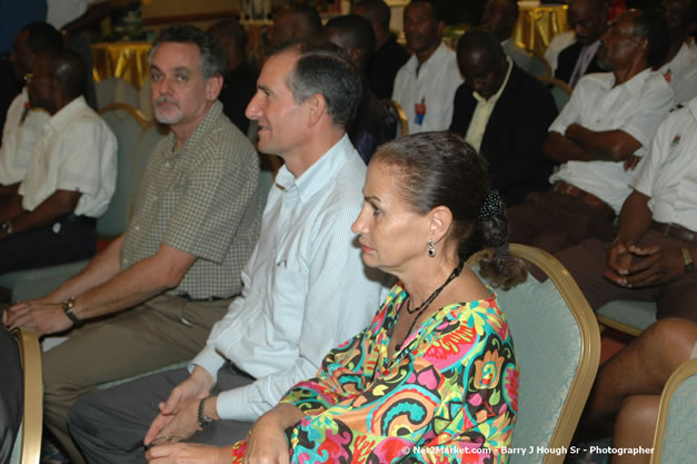 Red Cap Porters Awards - Minister of Tourism, Hon. Edmund Bartlett - Director of Tourism, Basil Smith - Friday, December 14, 2007 - Holiday Inn Sunspree, Montego Bay, Jamaica W.I. - Photographs by Net2Market.com - Barry J. Hough Sr, Photographer - Negril Travel Guide, Negril Jamaica WI - http://www.negriltravelguide.com - info@negriltravelguide.com...!